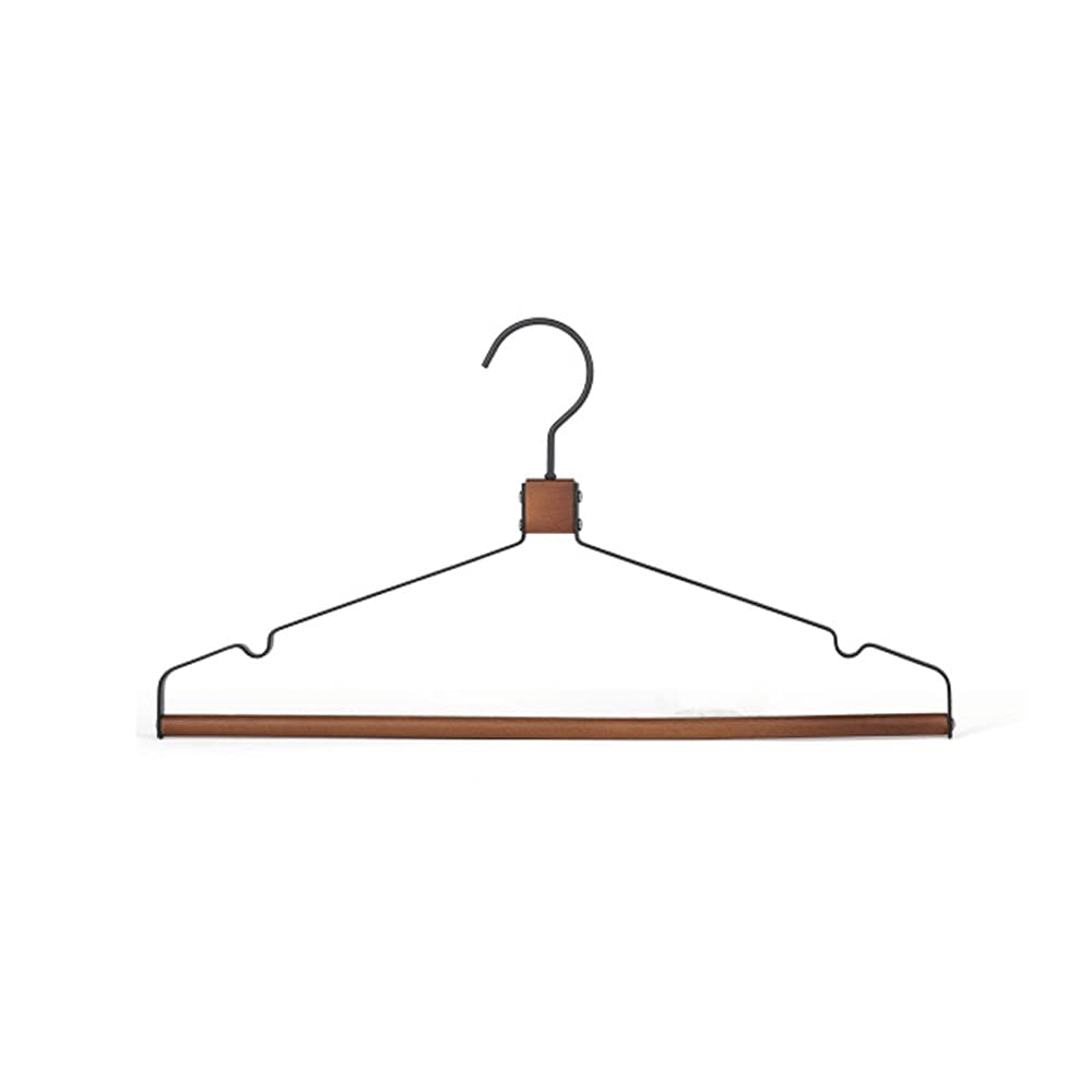 GONMDOPY Coat Hangers, Metal Clothing Hanger, Unpainted Iron,Ng Clothes Hangers for Clothes Rail & Closet,Trousers Hanging Wide-Shoulder Clothes Support, Wardrobe/C/10Pcs