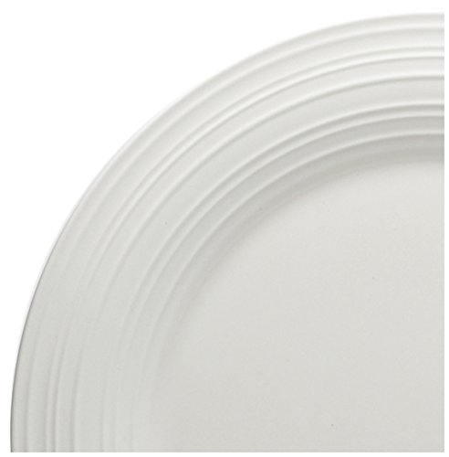 Mikasa Swirl White Square Dinner Plate, 11-Inch #TOP1