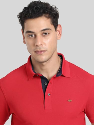 Image of STELLERS Men's Premium Polo T-Shirt Wrinkle Free Quick Dry Soft and Feather Touch Feel Regular Fit