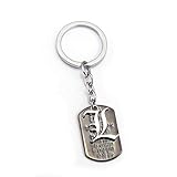 Materiale: lega DEATH NOTE L ciondolo portachiavi con croce cosplay DEATH NOTE (A)