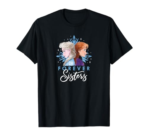 T-shirt Disney Frozen Forever Sisters anti-irritation en pur coton