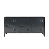 FurnitureR 3 Doors Metal...