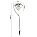 Produktbild Solarlampe Für Garten Mit 6Er-Set, Farbwechsel Edelstahl Diamant LED Solarleuchten Garten Stecker Laternen Für Garten, Balkon Und Terrasse (Garten Deko, Kabellos, Spot, Strahler)