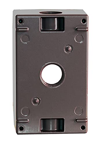 Sigma Engineered Solutions, Bronze Sigma Electric 14250Br 1/2-Inch 3 Hole 1-Gang Box #TOP1