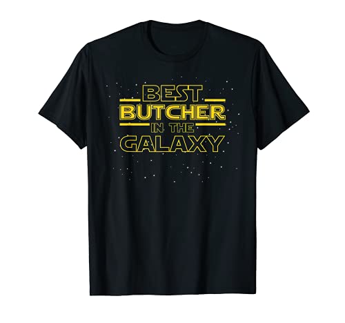 Butcher Shirt Gift, Best Butcher in the Galaxy T-Shirt