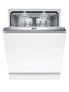 Bosch SMV6ECX10E Serie 6, Lavastoviglie da incasso a scomparsa totale, Home Connect, Extra Clean zone: lavaggio intenso per lo sporco più ostinato, Diagnostica da remoto, EmotionLight, 60 cm