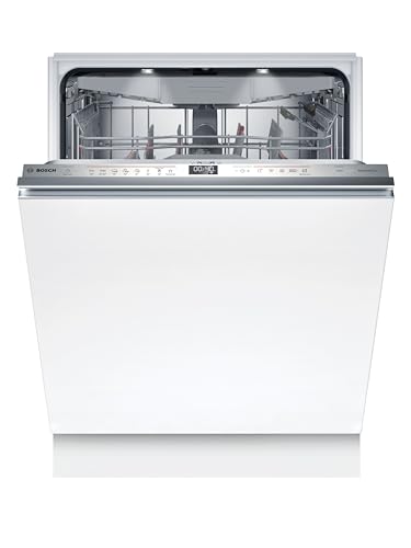Bosch SMV6ECX10E Serie 6, Lavastoviglie da incasso a scomparsa totale, Home Connect, Extra Clean zone: lavaggio intenso per lo sporco più ostinato, Diagnostica da remoto, EmotionLight, 60 cm