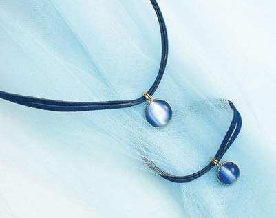 CARPATINA Magic Moonstone Girl Necklace with Velvet Pouch and short Story (16" Long)