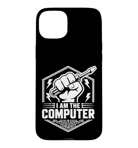 AM THE COMPUTER Tech ���J�j�b�N�h���C�o�[ �� �K�C �X�}�z�P�[�X iPhone 15 Plus �p