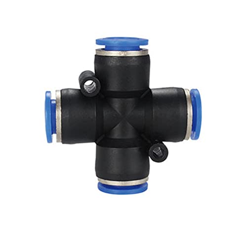 ezqnirk 1PCS Pneumatic Fitting Pipe Connector Air Quick Fittings Water Push in Hose Couping,PZA,OD 12mm