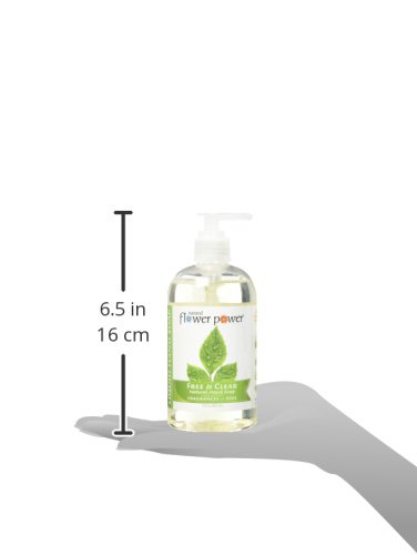 Natural Flower Power - Natural Liquid Hand Soap, Free & Clear, Unscented, Hypoallergenic, Ph Balanced, Soft And Moisturizing, Sulfate Free - 12 Ounce (Pack Of 3) #TOP4