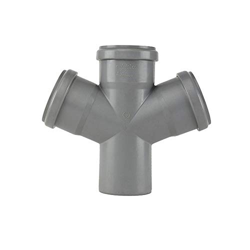 Preisvergleich Produktbild HT Abwasser Doppelabzweig 67° DN 70 / 75