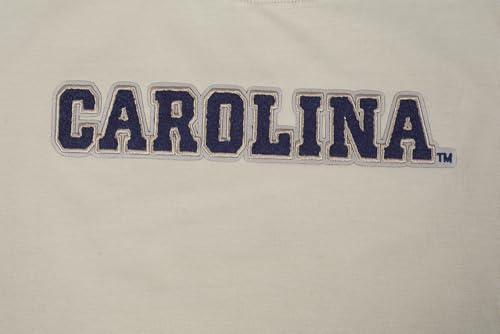 Womens North Carolina Tar Heels Neutral Short Sleeve Boxy Tee Taupe L by Pro Standard - Image 4