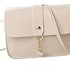 rockible Umhängetasche Damen Umhängetasche Elegant Leicht Vielseitig Clutch Crossbody Handtaschen für Reise Festivals Geschenk, Beige #2