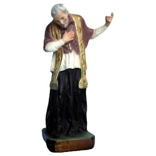 Generico ArteSacraCaravaggio Statua di Sant' Alfonso, cm 20 (7,87 inches) in resina piena decorata a mano di produzione artigianale italiana