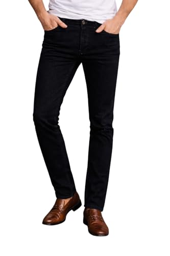 Louis Philippe Men’s Slim‑Fit Stretch Denim – Premium Wash Twill Jeans Review & 57% Price Drop