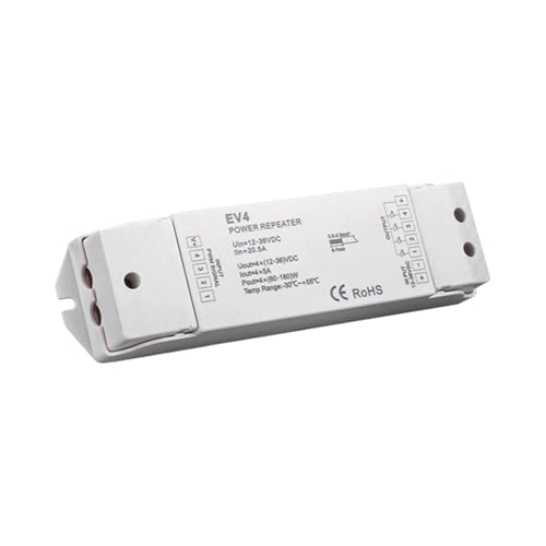 EV4 rgbw 4 �`�����l���p���[�A���v�p���[�G�N�X�e���_�[ 12-36v ���C�g�X�g���b�v�R���g���[��