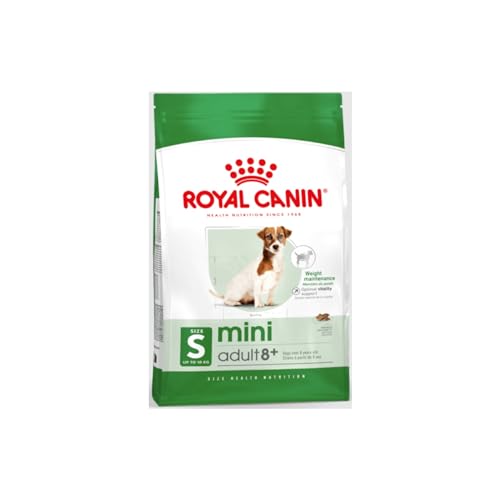 Royal Canin Mini Adult 8+ | 800 g | Aliment complet pour chiens âgés de petites races | À partir de 8 ans | Teneur énergétique ajustée et taille de croquette adaptée