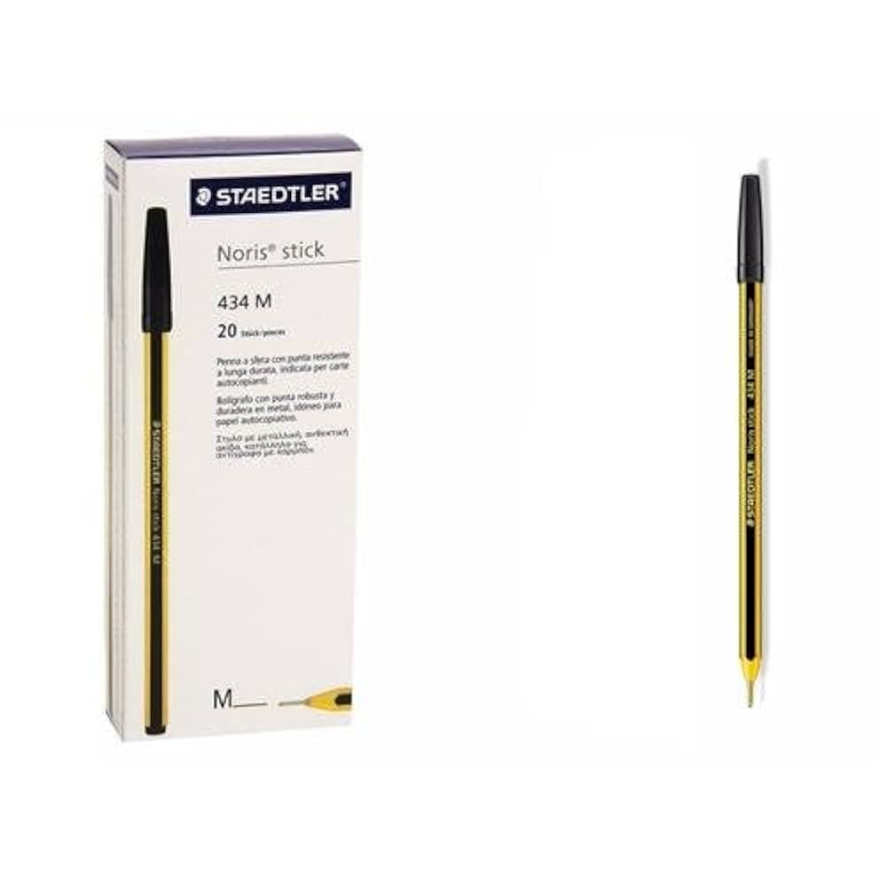 STAEDTLER ボールペン Amazon | Staedtler 43409ボールペン - ブラック | 格納式