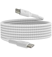 Belkin Braided USB -C to USB -C Cable (2M) For iPhone Series (16, 16 Pro Max), USB Cable, Samsung...