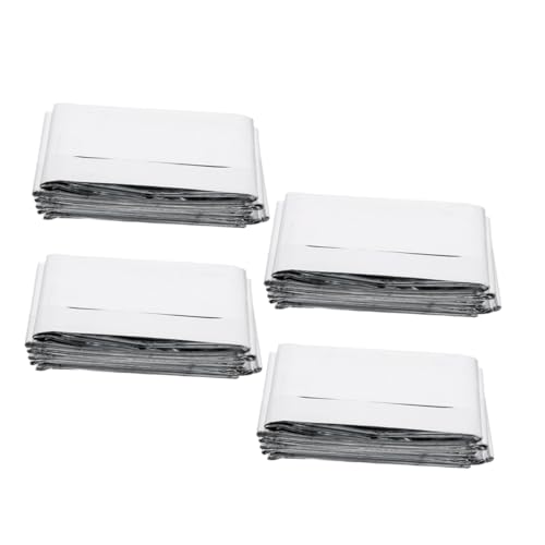 NAMOARLY 4pcs Emergency Blanket Camping Outdoor Survival Rescuing Thermal Insulation Hiking Portable Warm for Emergency