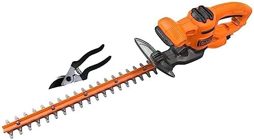 BLACK+DECKER Aparador de Grama, Cerca Viva, com Tesoura de Poda, ...