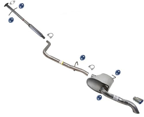 Resonator Extension Pipe Rear Muffler Replacement Parts For