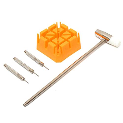 Pandiki Kit Tool Kit Remover Reloj Acoplamiento de la Venda de Martillo, la reparación del Reloj del sacador Pernos Reloj de la Correa de Titular de Ajuste Reparación gagets