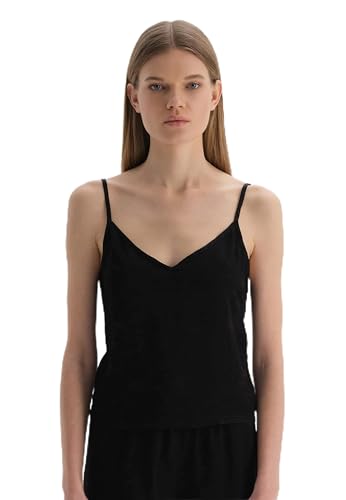 Tanktop T-Shirt Dagi Fashion noir aux finitions soignées taille 48