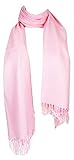 Premium Pashmina Shawl Wrap Scarf - Soft Pink