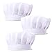 HIYUMY 3 Pieces Chef Hats for Kids, with Adjustable Elastic Band and Comfortable Cotton Materials, Our Baker Hats Perfect for 4-12 Years Old Children Cooking, Painting, Baking (White)