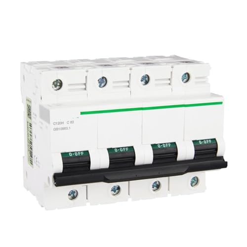 Disjoncteur Miniature C120H 4P avec pouvoir de coupure 10kA courbe C