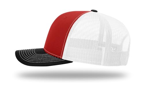 Image of Richardson 112 Trucker Hat - Premium Blank Baseball Cap, Adjustable Snapback Hat - Structured Six Panel Richardson Blank Hats