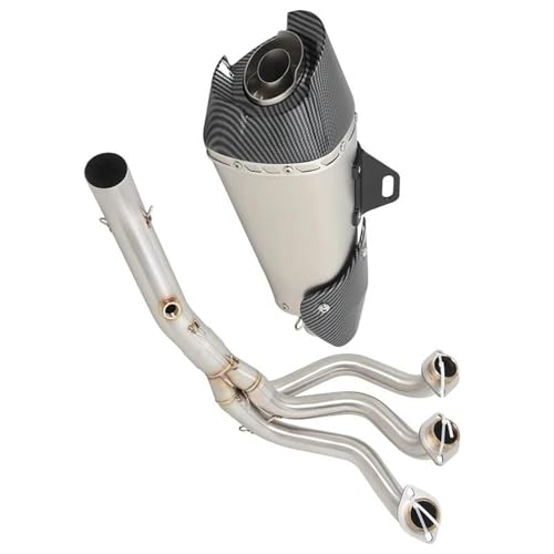 Komplette Motorrad-Auspuffanlage, Modifiziertes Vorderes Verbindungsrohr Für Yamaha Tracer 900 2015 2016 2017 2018 2019 2020