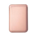 アローン(Allone) MagSafe対応カードケース スタンダード ピンクゴールド 6.5×0.7×9.4cm ワンタッチで取付け簡単 タッチ決済カード対応 取り出し用ホール付き スマホ マグセーフ 便利 ALG-MSCC01PKGD