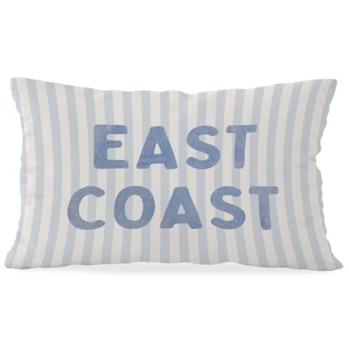 Wheatwin Coastal Throw Pillow Cover 12x20, East Coast Pillow