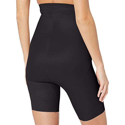 Naomi & Nicole And Nicole Women's Unbelievable Comfort Hi Waist Thigh Slimmer Shapewear, Black 3X Plus #TOP1