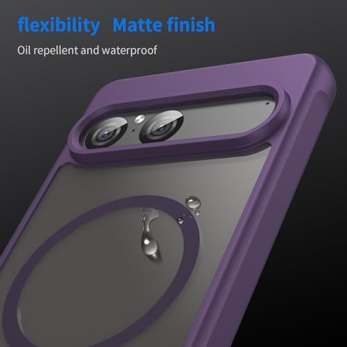 Image of Compatible with Sony Xperia 10 VII Case Cover,Compatible with MagSafe,Anti-Fall,Compatible with Sony Xperia 10 VII 5G XQ-FE54 XQ-FE72 Cell Protective Phone Case Purple