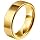 Unisex Wedding Rings with Bands Gold Engravable, 4MM/6MM/8MM Tungsten Carbide Polished Rings Wedding Band Simple Plain for Him/Her Size 5 to 14 image 5
