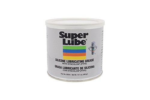 Super Lube 92016 Silicone Grease with Syncolon (PTFE), Translucent White