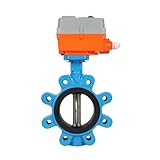 220V DN100 PN16 Ductile Iron Casting Actuated Electric Wafer Type Butterfly Valve Supplier Motorized Butterfly Valve
