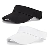 Century Star Cap Damen Basecap Damen Sommer Kappe Damen Schirmmütze Damen Cap Kopfbedeckung Damen Golf Cap Visor Cap Golf Cap Herren Sonnenvisier Sonnenschutz Kopf Damen Tennis Cap Schwarz und weiß