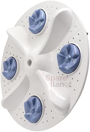 Spareplanet Pulsator Compatible with Samsung Semi Automatic Washing Machine Plastic White(Match & Buy)