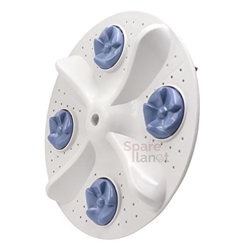 Spareplanet Pulsator Compatible with Samsung Semi Automatic Washing Machine Plastic White(Match & Buy)