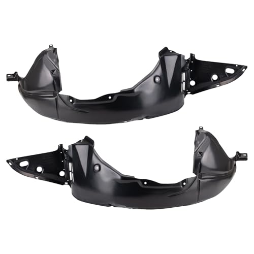 Image of TRQ Front Inner Fender Liner Set Compatible with 2007-2011 Nissan Altima NI1248120 NI1249120