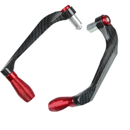 Partie Garde-Main Poignées De Guidon Universelles Moto Leviers d'embrayage Frein Protecteur Garde pour H-Onda CB1000R 2009 2010 2011 2012 2013 2015-2018(Rosso)