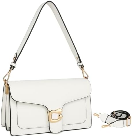 Travistar Crossbody Bags for Women Trendy - Small Cross Body Purse Shoulder Bag Leather Handbags Evening Clutch with 2 Straps