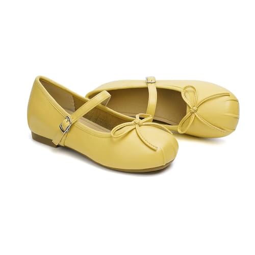 ChaiRong Zhou Women Mary Jane Flats with Arch Support and Hidden Wedge Heel Ballet Dress Shoes2