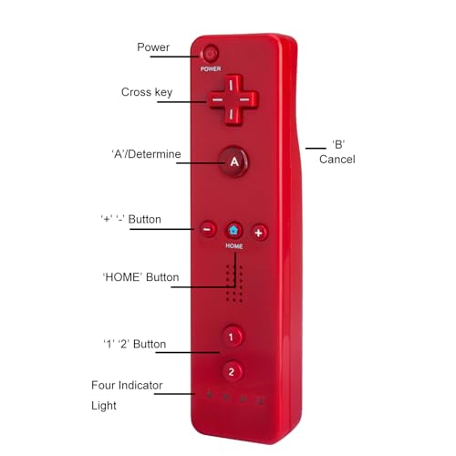 Image of TechKen 2 Pack Wii Controller with Silicone Case and Wrist Strap, Remote for Wii Wii U