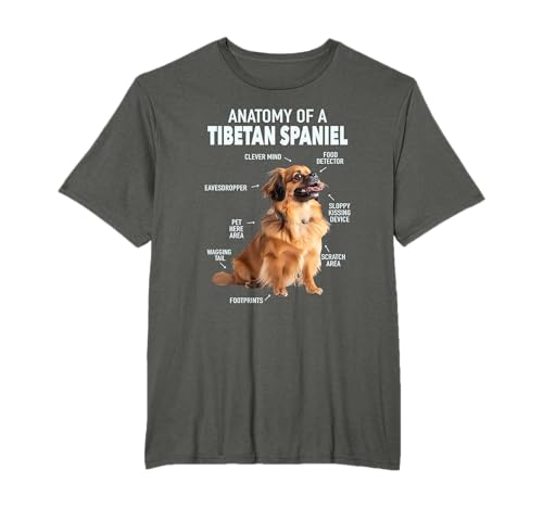 Anatomy Of A Tibetan Spaniel T-Shirt